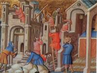 Chantier medieval, Construction de la cathedrale de Canterbury, Psautier de Canterbury
